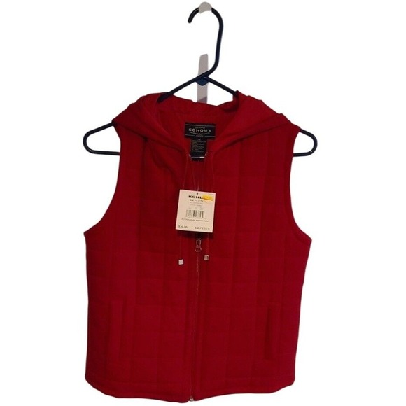 Sonoma‎ Quilted  Hooded Vest - Picture 1 of 2